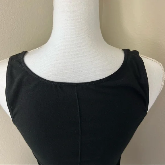 SOLD Free People Women’s Body Shaper Corset Style Black Lace Tank Top - Picture 6 of 16